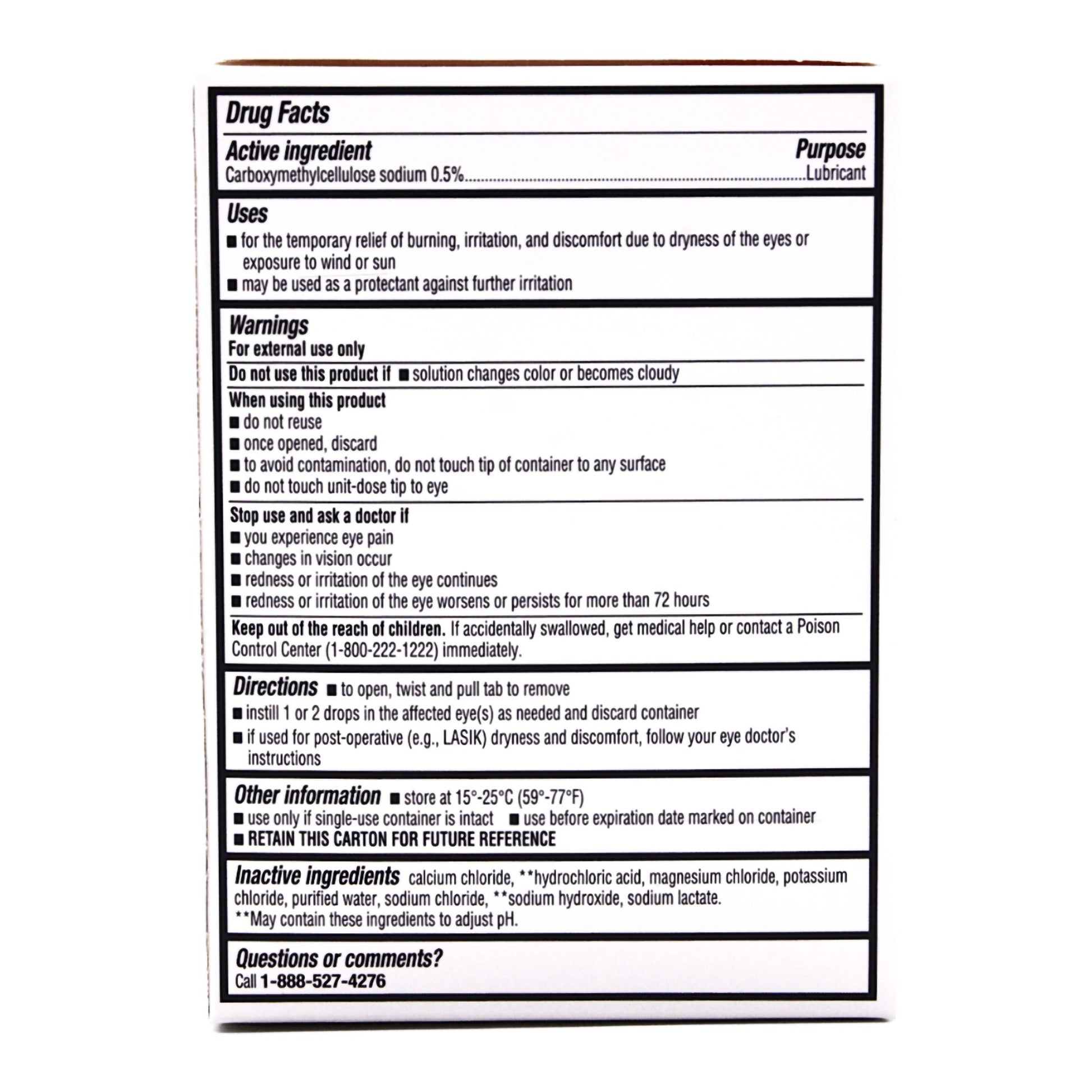Eye Lubricant 30 per Box Eye Drops by Major Pharmaceuticals product image