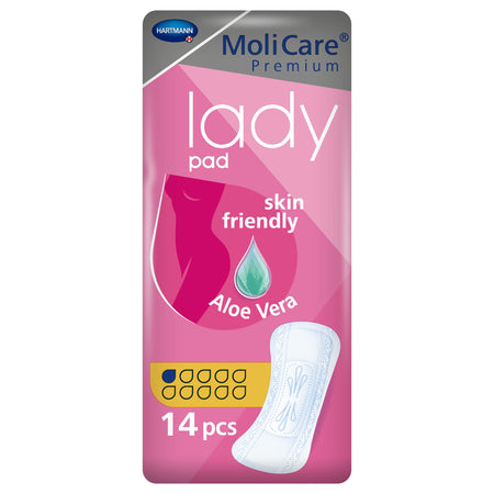 Hartmann 1127655 MoliCare Premium Lady 1 Drop Absorbency Bladder Control Pads