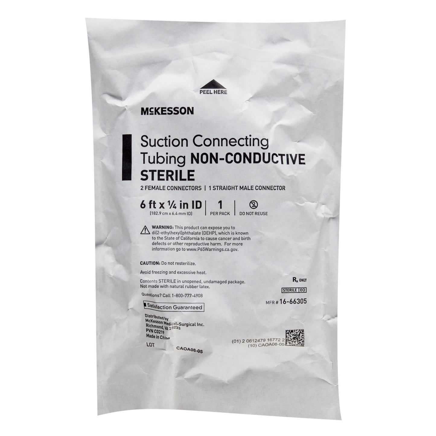 McKesson Suction Tubing, 1/4 Inch Inner Diameter, 6 Foot Length by McKesson Brand product image - view 2