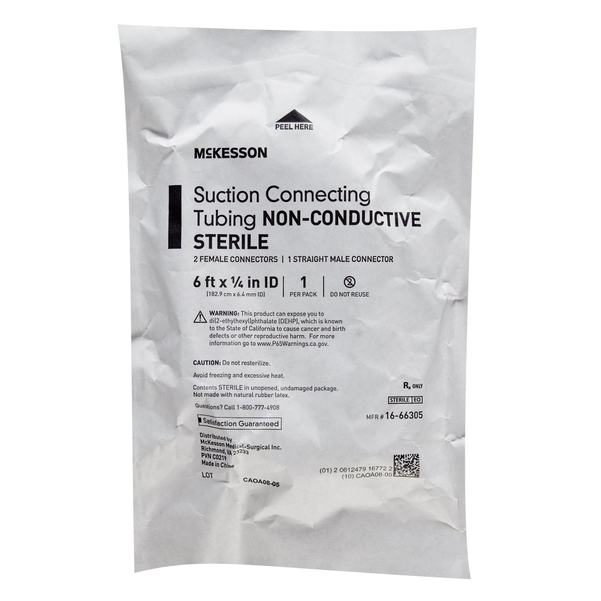 McKesson Suction Tubing, 1/4 Inch Inner Diameter, 6 Foot Length by McKesson Brand product image - view 2