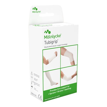 Molnlycke 1528 Tubigrip Pull On Elastic Tubular Support Bandage, 1 Meter, Size E