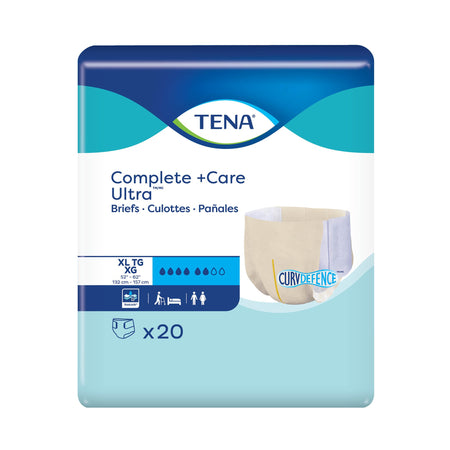 Essity 67470 TENA Complete +Care Ultra Briefs with CurvDefence, X-Large