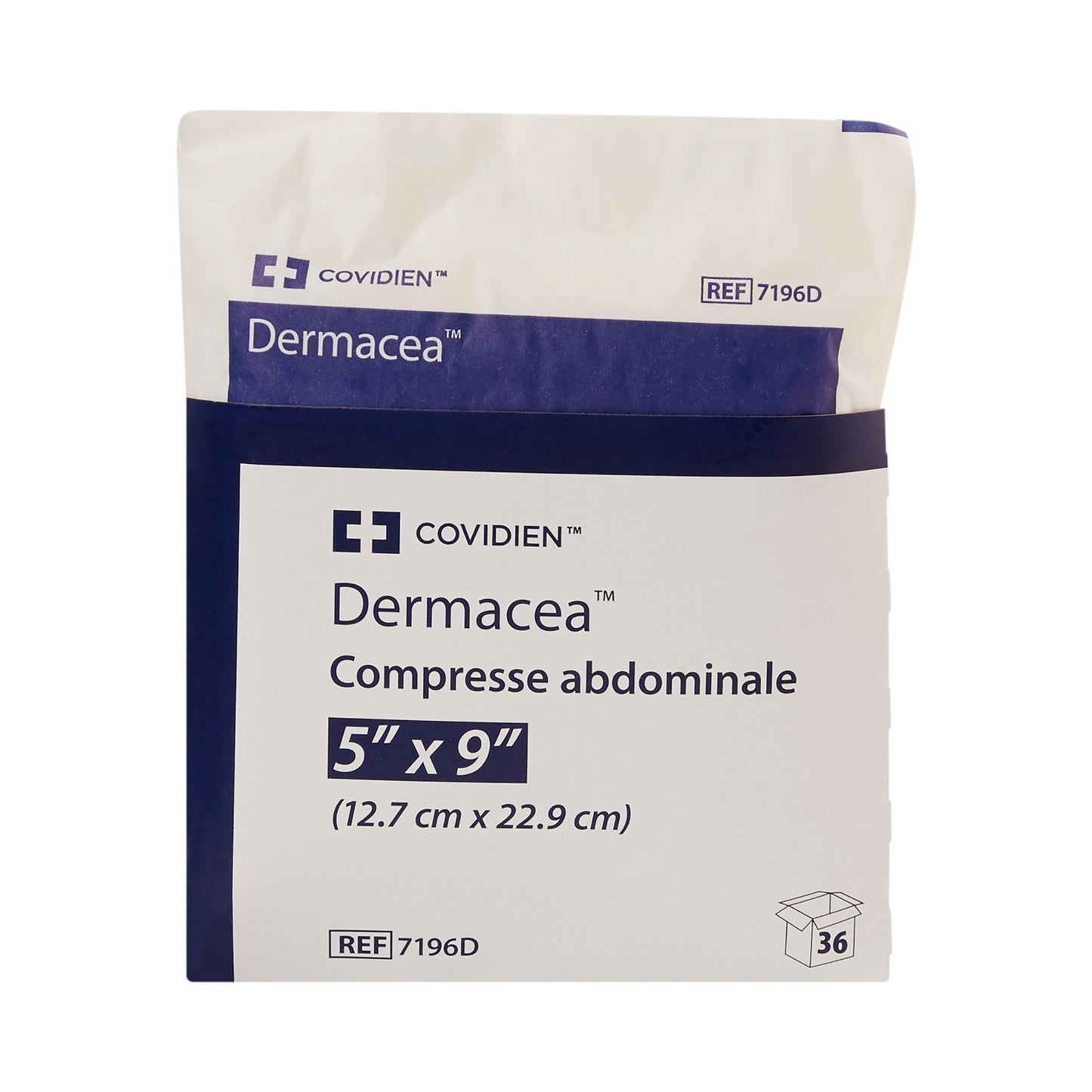 Dermacea™ Sterile Abdominal Pad, 5 x 9 Inch,