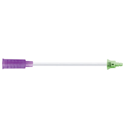 Mini ONE® Straight Connector with Bolus Adapter, 12 Inch, Purple