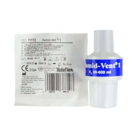 Teleflex LLC 11112 Humid-Vent 1 Heat Moisture Exchanger, Without CO2 Port