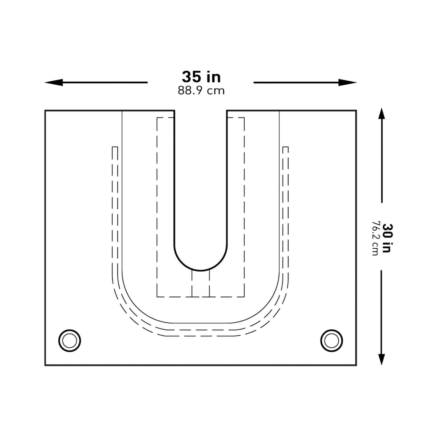 McKesson Sterile U-Drape with Pouch, 35 x 30 Inch