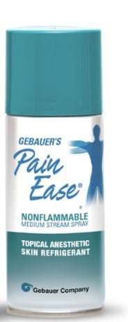 Gebauer 0386-0008-04 's Pain Ease Topical Anesthetic Skin Refrigerant, Medium Stream Spray