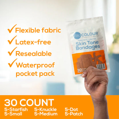 TruColour® Brown Adhesive Strips, Assorted Shapes and Sizes