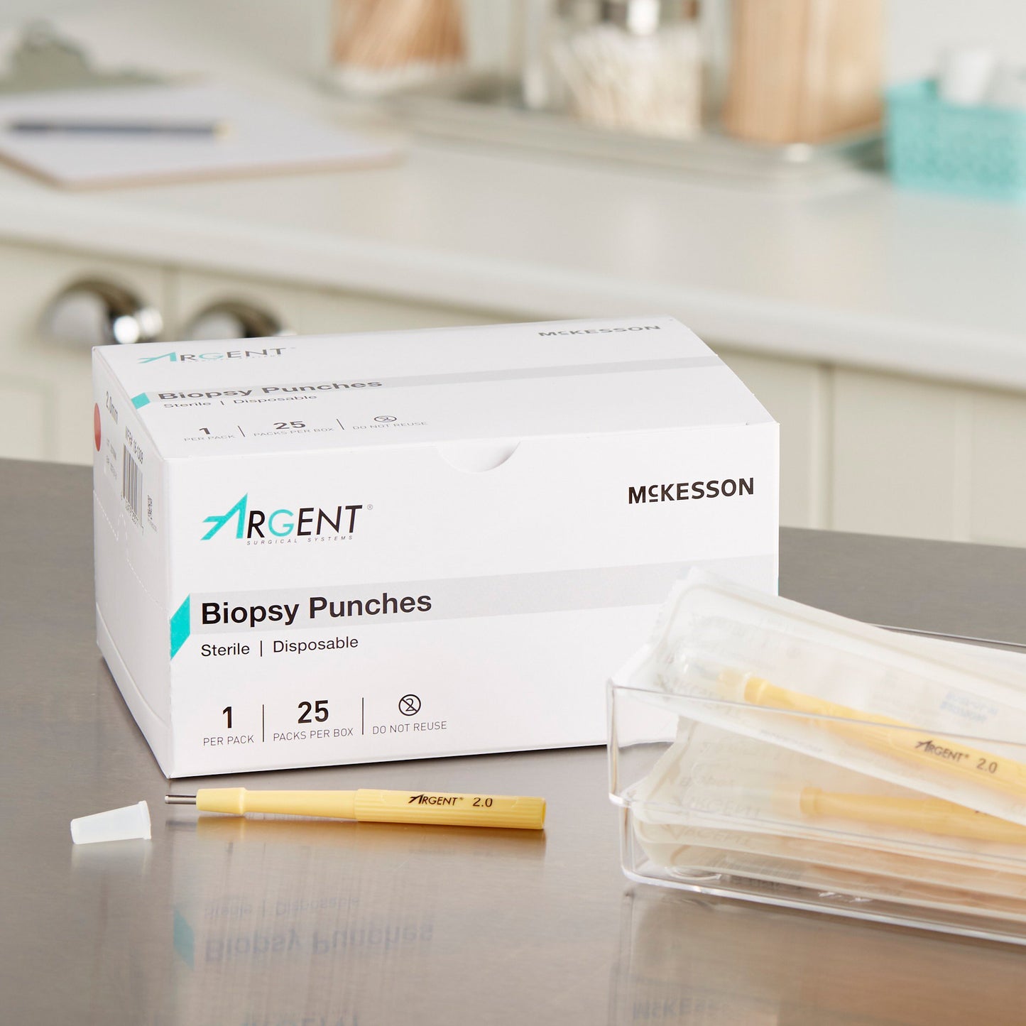 McKesson Argent™ Disposable Biopsy Punches, 2.0 mm