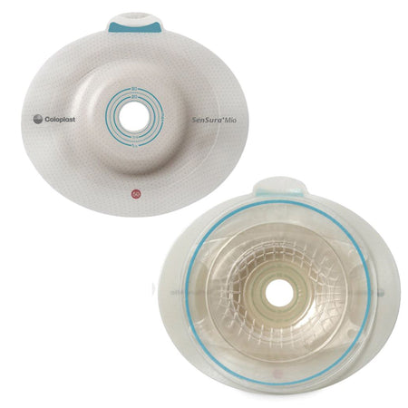 SenSura® Mio Click Deep Convex Ostomy Barrier, 21 mm Stoma Opening, Red Match