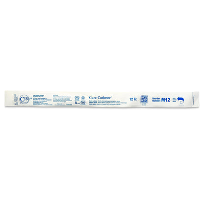 Cure Catheter™ Male Intermittent Catheter, 12 Fr., Straight