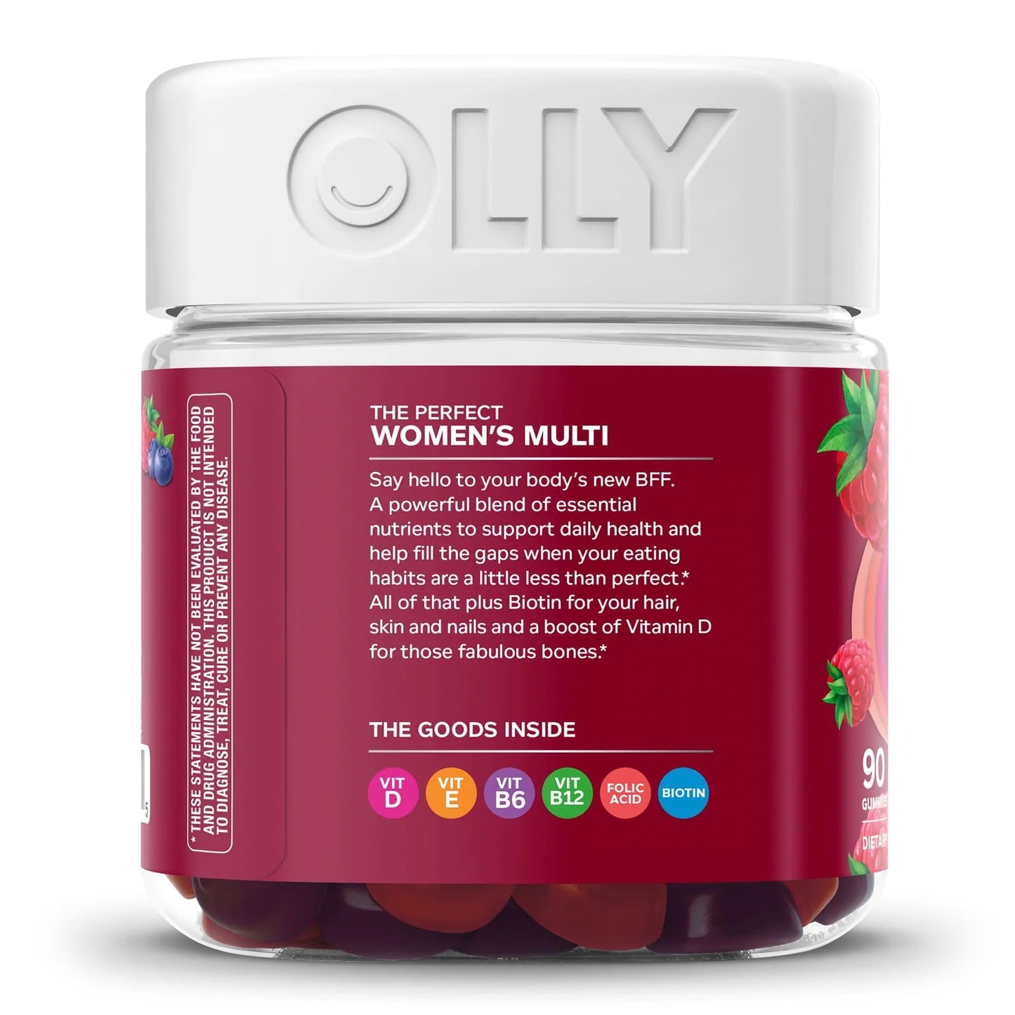 Olly The Perfect Women's Multi Gummies, Blissful Berry