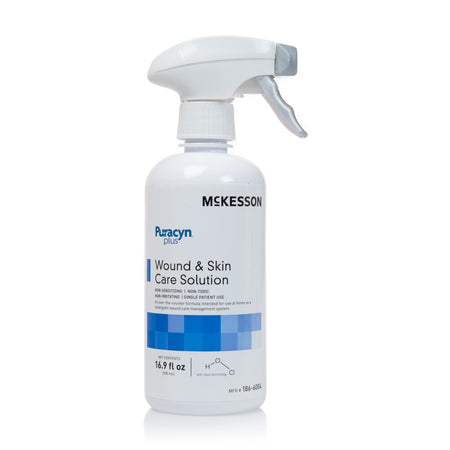 McKesson 186-6004 Puracyn Plus Wound Irrigation Solution, 16.9 oz. Spray Bottle