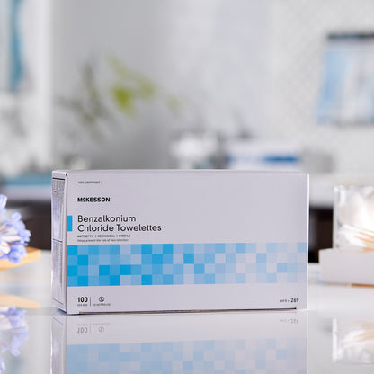McKesson Benzalkonium Chloride Antiseptic Skin Wipes