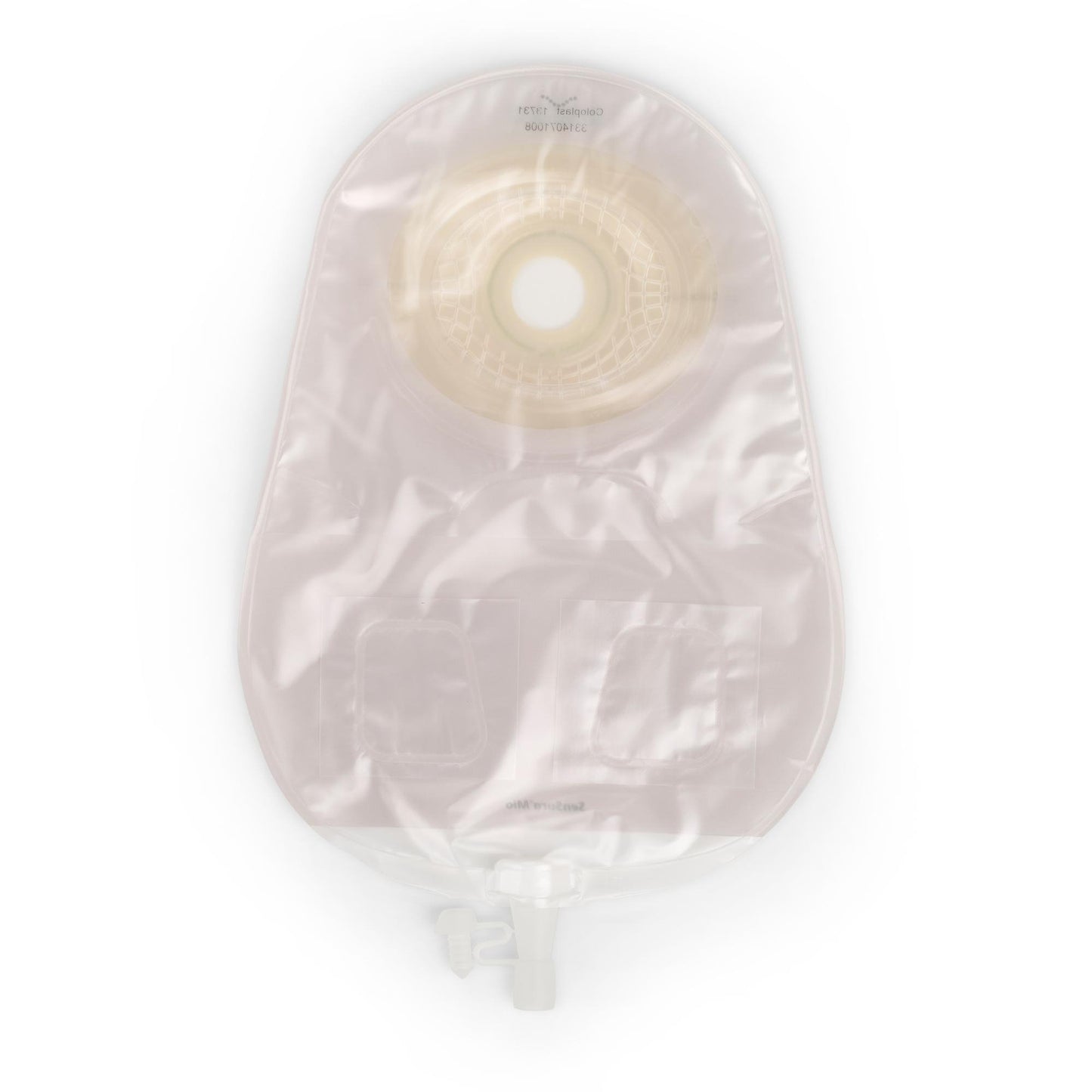Urostomy Pouch SenSura® Mio One-Piece System Convex Light, Pre-Cut 1-1/4 Inch Stoma Drainable