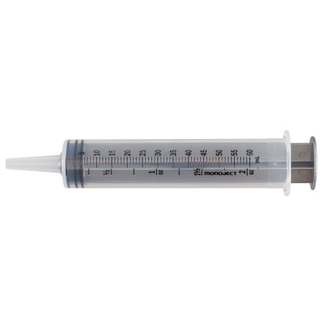 Cardinal 1186000444 Monoject SoftPack General Purpose Syringe, 60 mL, Catheter Tip