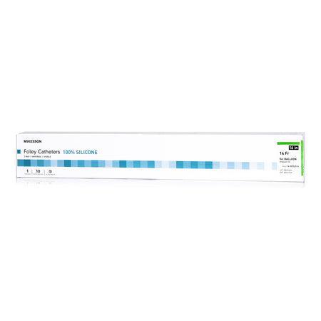McKesson 16-SFOL514 Silicone Foley Catheter, Standard Tip, 14 Fr.