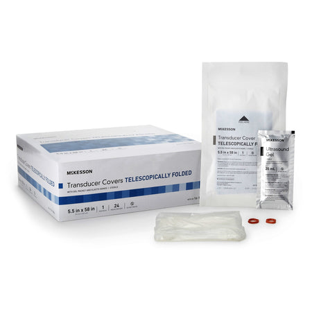 McKesson 16-1406 Telescopically Folded Transducer Cover, 5.5 x 58 Inch