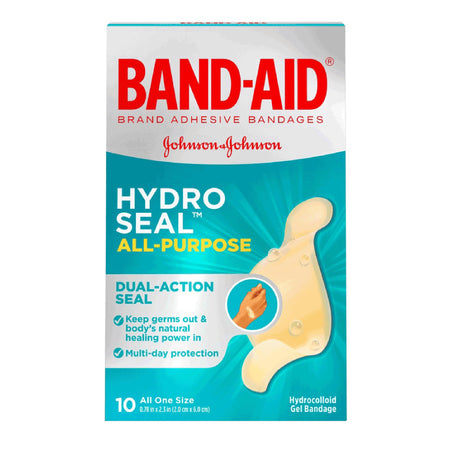 Johnson & Johnson 111741900 Band-Aid Hydro Seal All-Purpose Hydrocolloid Gel Bandages