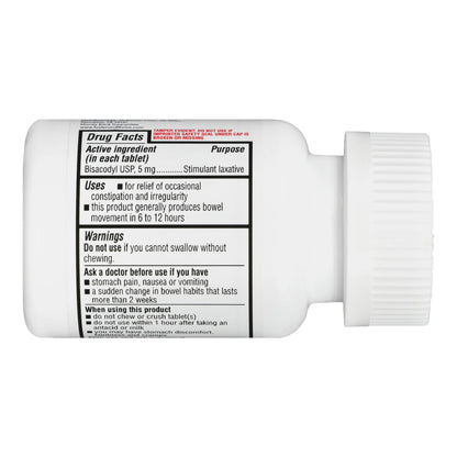 Foster & Thrive™ Laxative Bisacodyl USP 5 mg Tablets