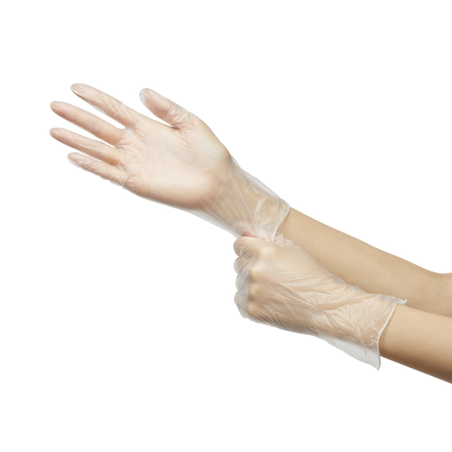 McKesson Confiderm® Vinyl Exam Glove, Medium, Clear