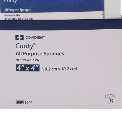 Curity™ Sterile Nonwoven Sponge, 4 x 4 Inch, 4-Ply