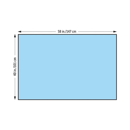 Halyard Sterile Half General Purpose Drape, 40 x 58 Inch