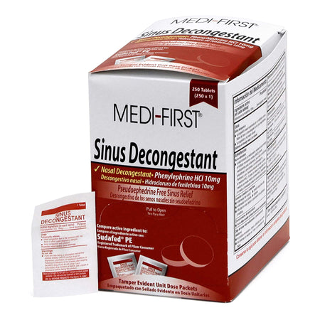 Medique Products 709099 Medi-First Phenylephrine HCl Sinus Relief