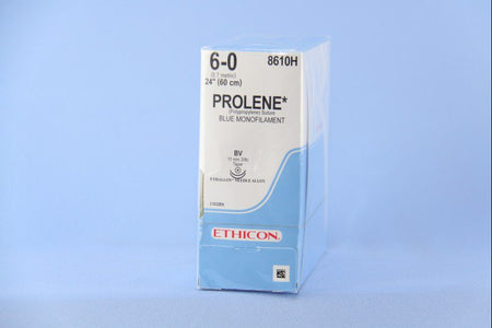 Ethicon 8610H Prolene Nonabsorbable Suture with Needle, Taper Point Monofilament