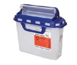 BD 305058 Recykleen Sharps Container, 1.35 Gallon, 12 H x 12 W x 4-4/5 D Inch