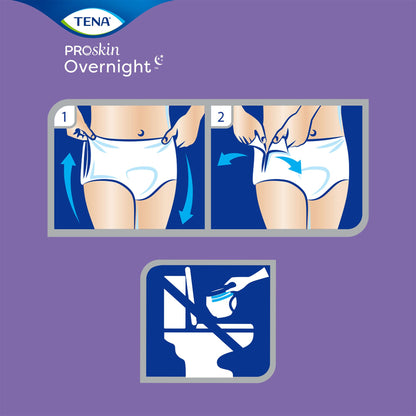 Tena® ProSkin Overnight™ Super Fully Breathable Underwear, Medium