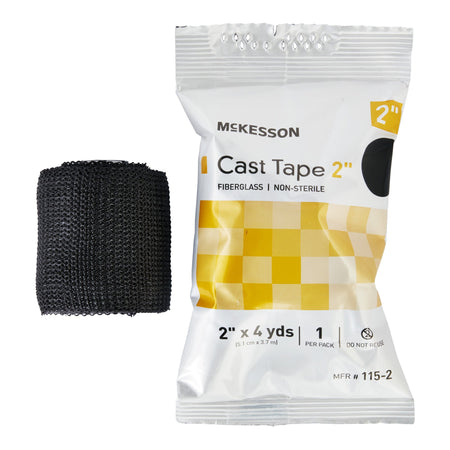 McKesson 115-2A Black Cast Tape, 2 Inch x 4 Yard