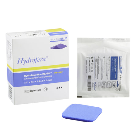 BSN HBRT2525 Hydrofera BLUE READY-Transfer Antibacterial Foam Dressing