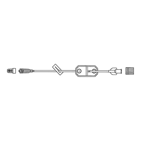 McKesson MS421 IV Extension Set, Standard Bore 9-inch Tubing, 1.2 Micron Filter