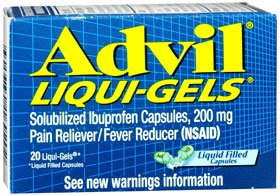 Glaxo Consumer Products 573016920 Advil Liqui-Gels Ibuprofen Pain Relief