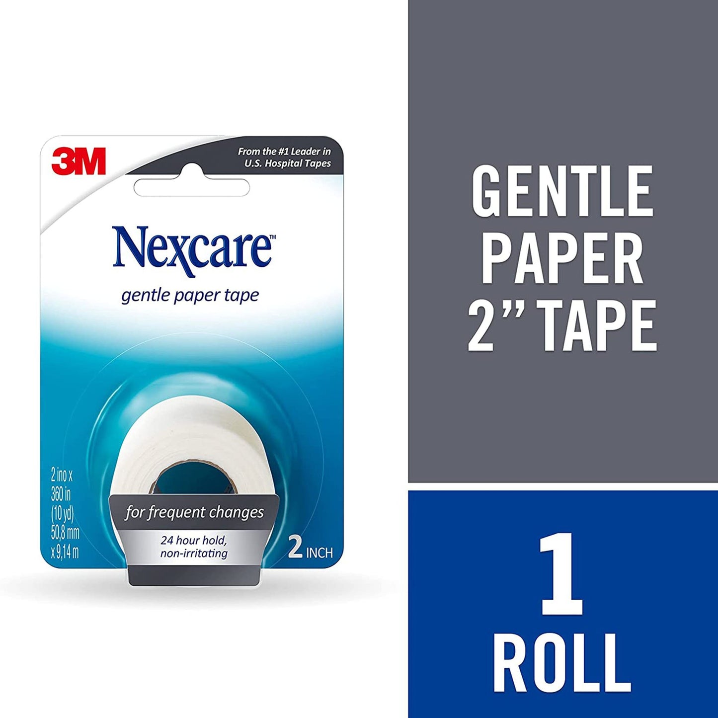 3M™ Nexcare™ Gentle Medical Tape, 2 Inch x 10 Yard