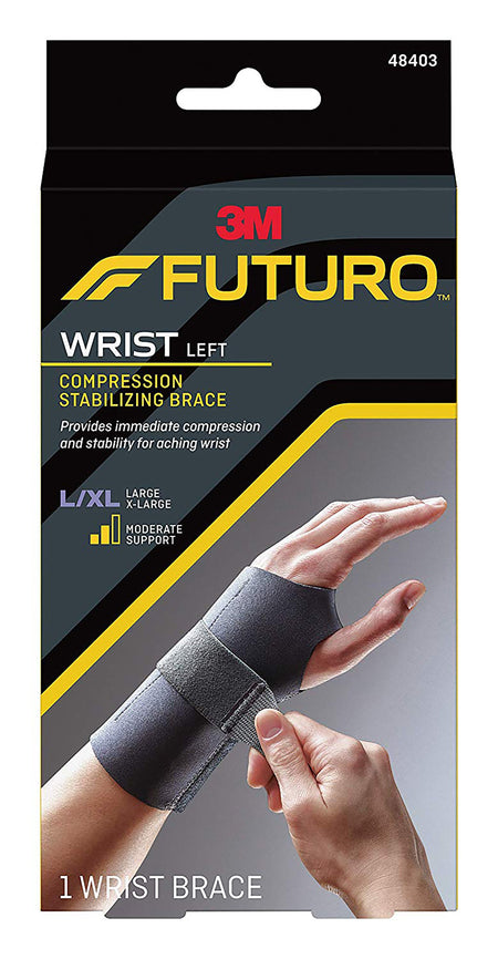 3M 48403ENR Futuro Wrist Brace for Left Large/X-Large