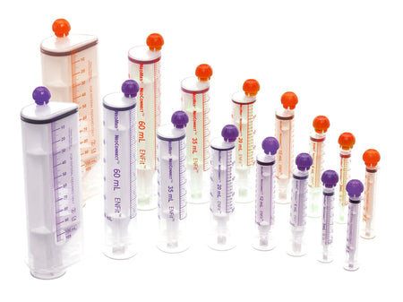 Avanos NM-S20NC NeoMed Oral Dispenser Syringe, 20 mL, Flat Top Style, Enfit Tip