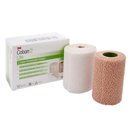 Solventum 2794N 3M Coban 2 Lite Two-Layer Compression Bandage System, 10 cm x 4.7 meters