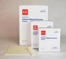 Alginate Dressing ZeniFIBER 4 X 5 Inch Rectangle