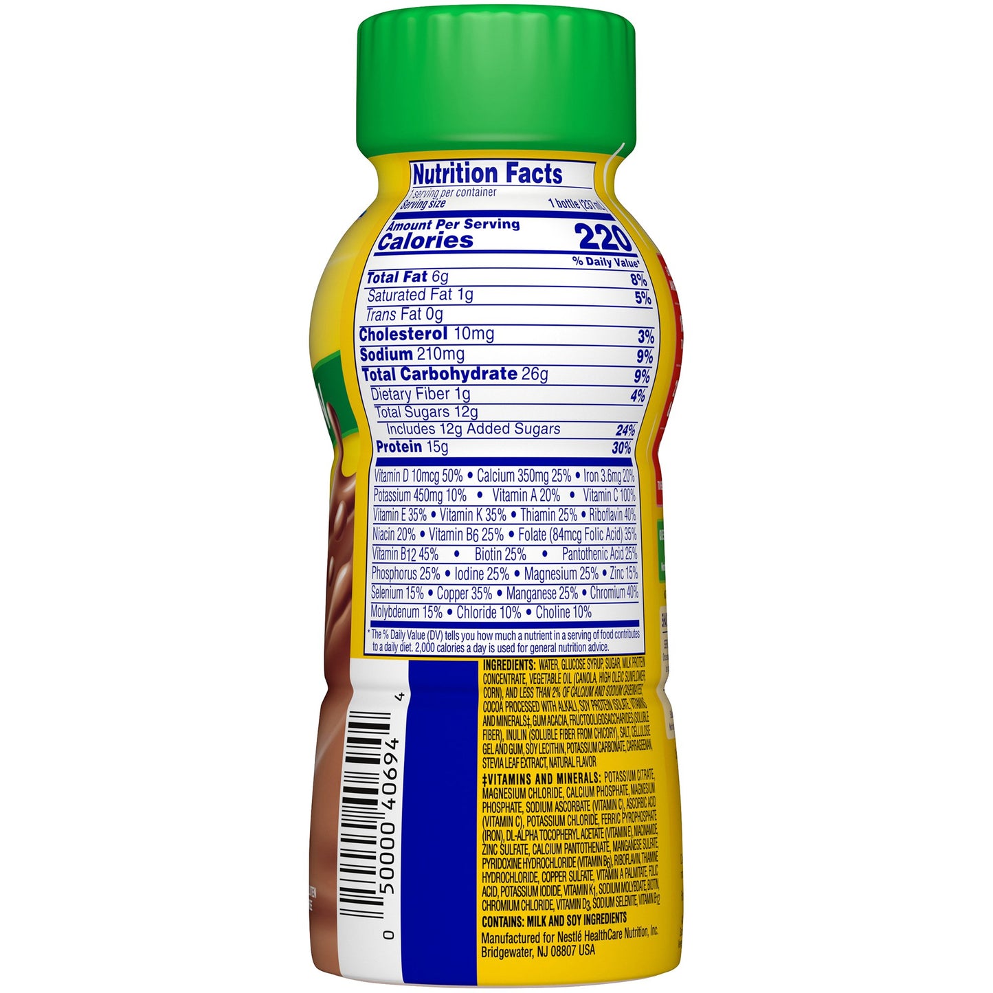Carnation Breakfast Essentials® High Protein Chocolate Nutritional Drink, 8-oz.