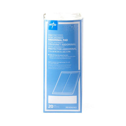 Medline Sterile Abdominal Pad, 7-1/2 x 8 Inch