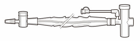 Ballard® Closed Suction Catheter, Tracheostomy Type, 21.3 Inch Length
