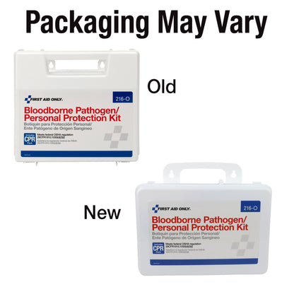 Bloodborne Pathogen Spill Clean Up / Personal Protection With CPR Pack Kit First Aid Only