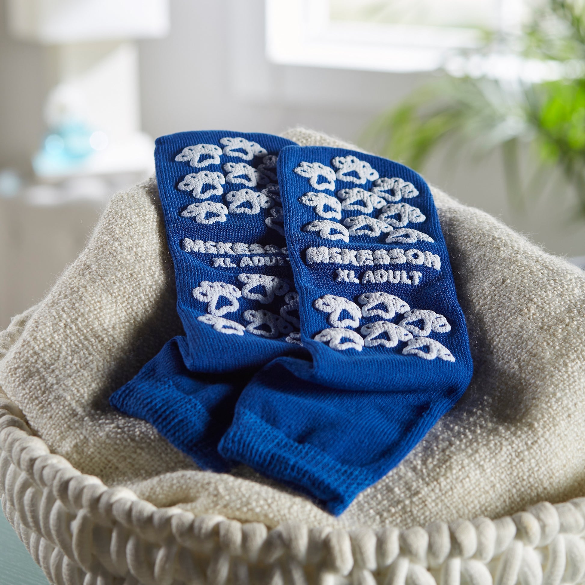 McKesson Terries Slipper Socks, Extra Large by McKesson Brand product image - view 9