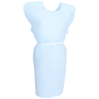 McKesson Patient Exam Gown, One Size Fits Most, Blue