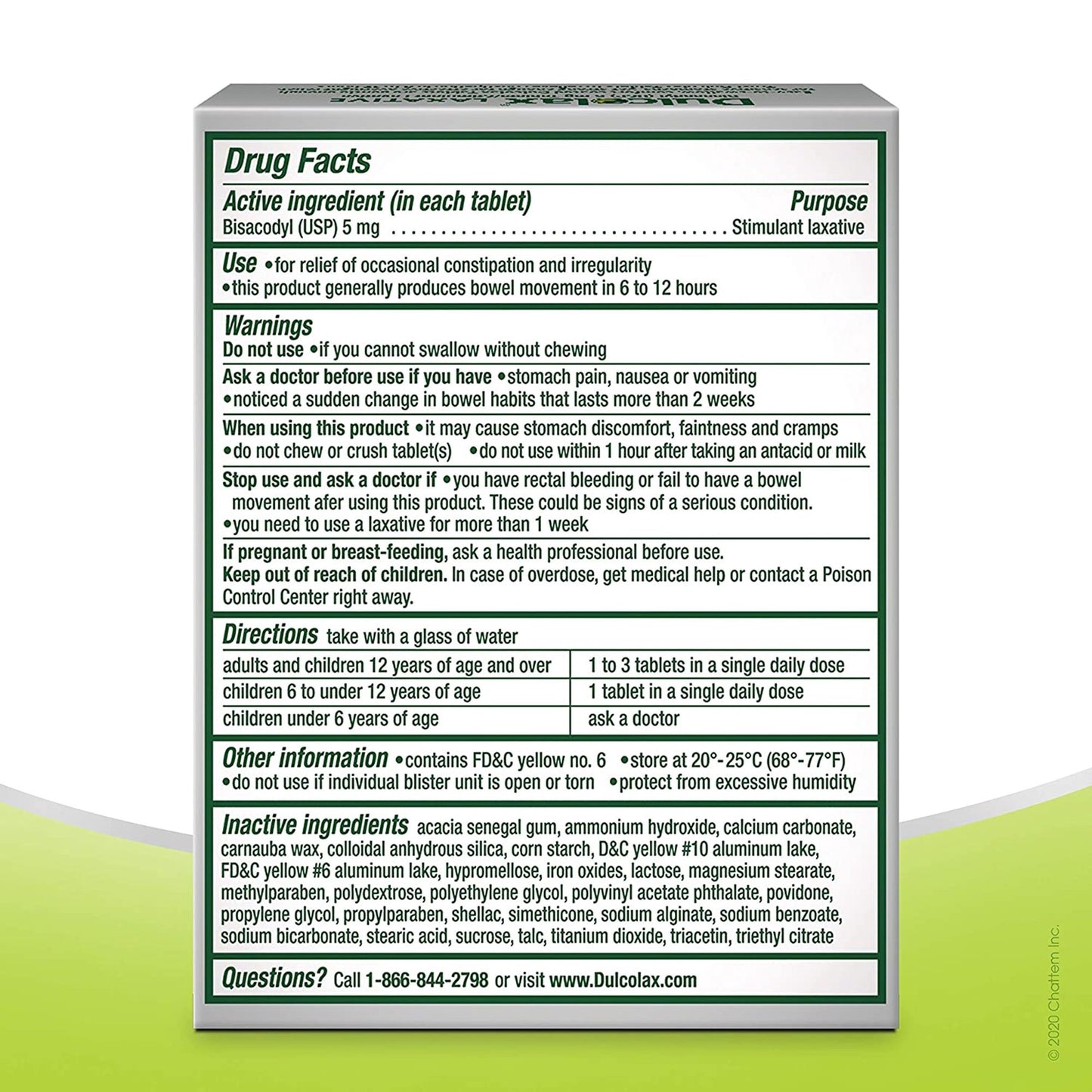 Dulcolax® Bisacodyl Laxative