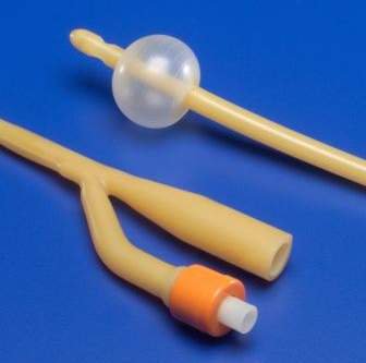 Cardinal 2819 Ultramer Foley Catheter, 18 Fr., 30 cc, 3-Way