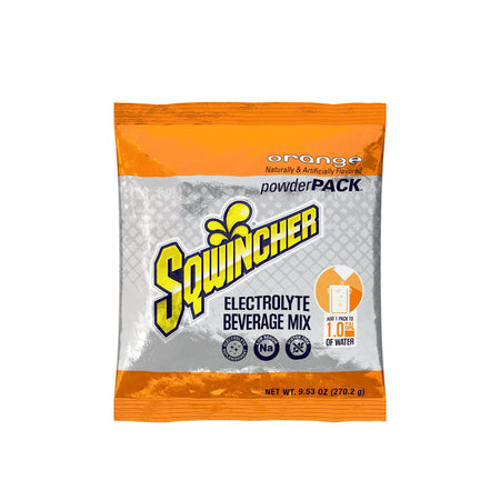 Kent Precision Foods 159016004 Sqwincher Powder Pack Orange Electrolyte Replenishment Drink Mix