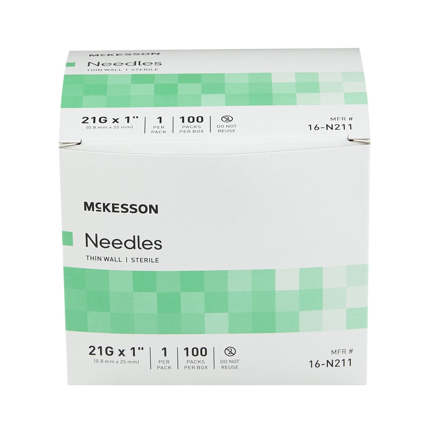 McKesson Hypodermic Needle, 21 Gauge, 1 Inch